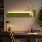 Aesthetic Wall Decoration with LED Lights for Home & Office Decor