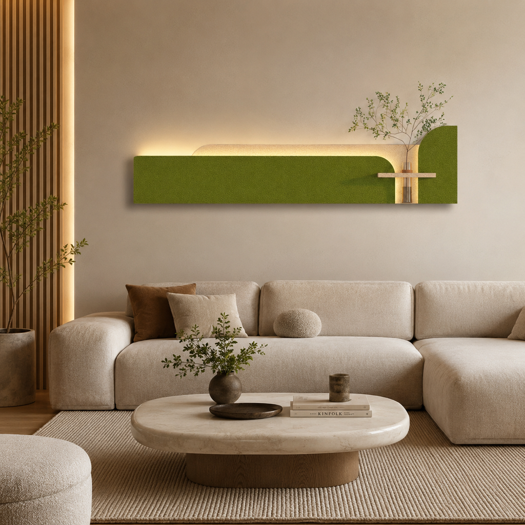Aesthetic Wall Decoration with LED Lights for Home & Office Decor