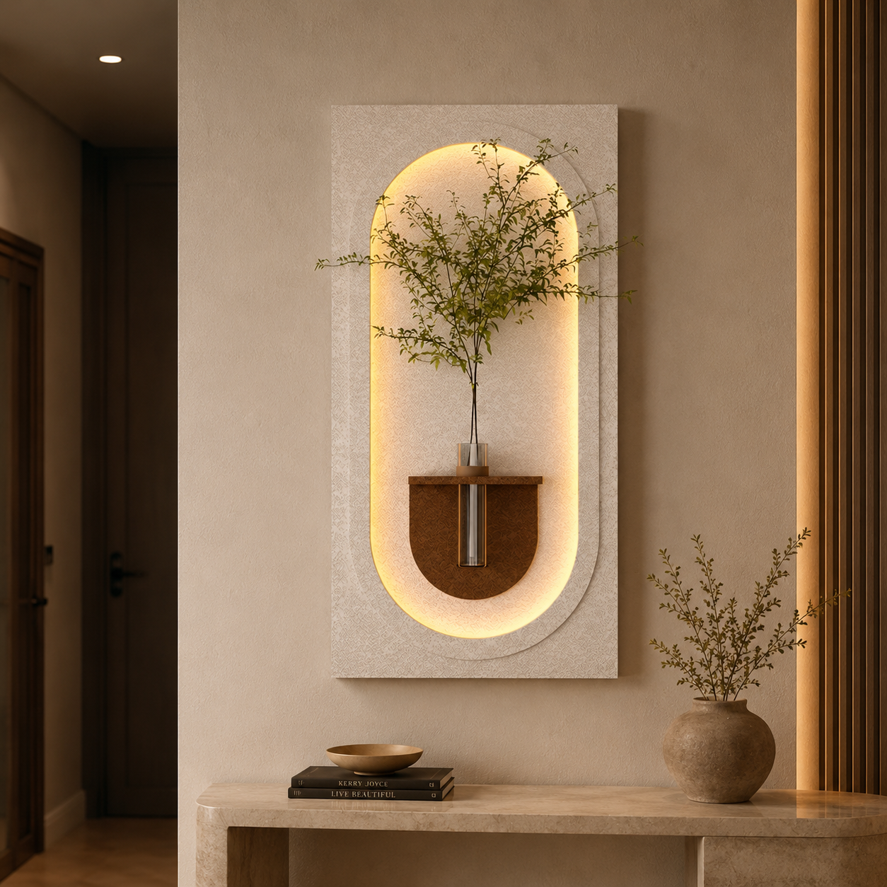 Sophisticated Premium Wall Decor Decorative LED Wall Panel for Office & Home