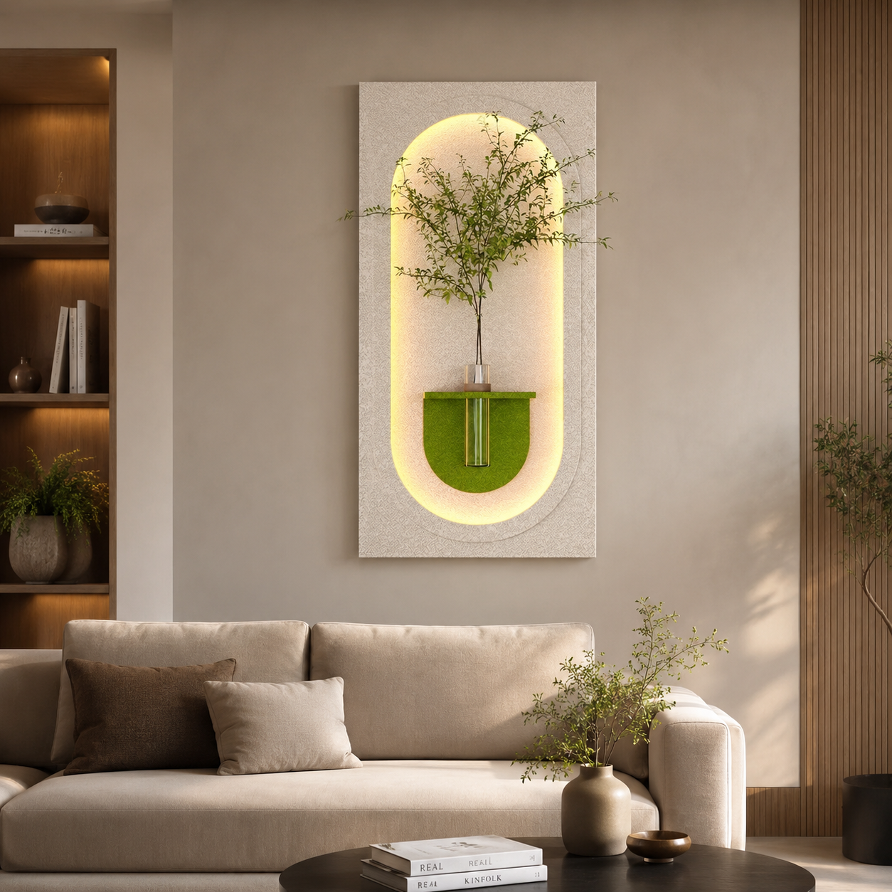 Sophisticated Premium Wall Decor Decorative LED Wall Panel for Office & Home