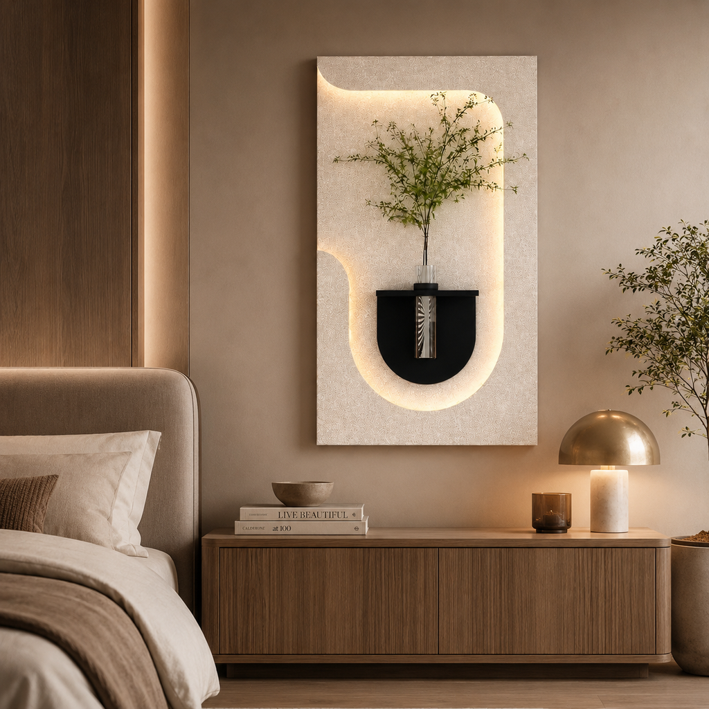 Artistic Wall Decor Decorative LED Light Wall Panel for Office & Home Space
