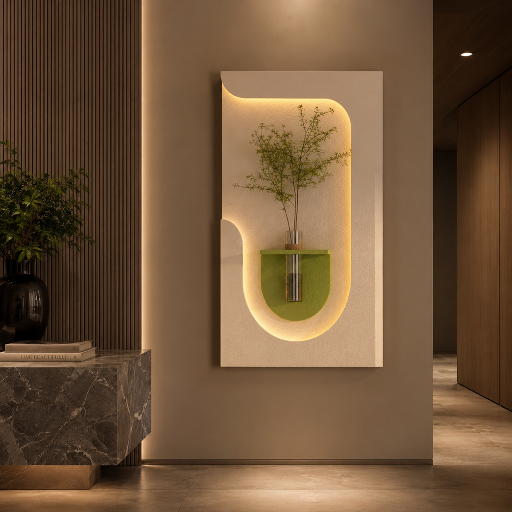 Artistic Wall Decor Decorative LED Light Wall Panel for Office & Home Space