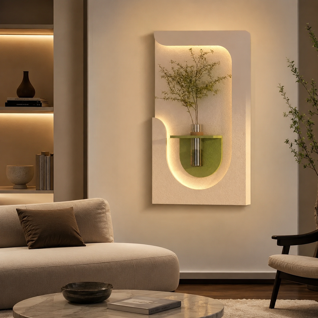Artistic Wall Decor Decorative LED Light Wall Panel for Office & Home Space