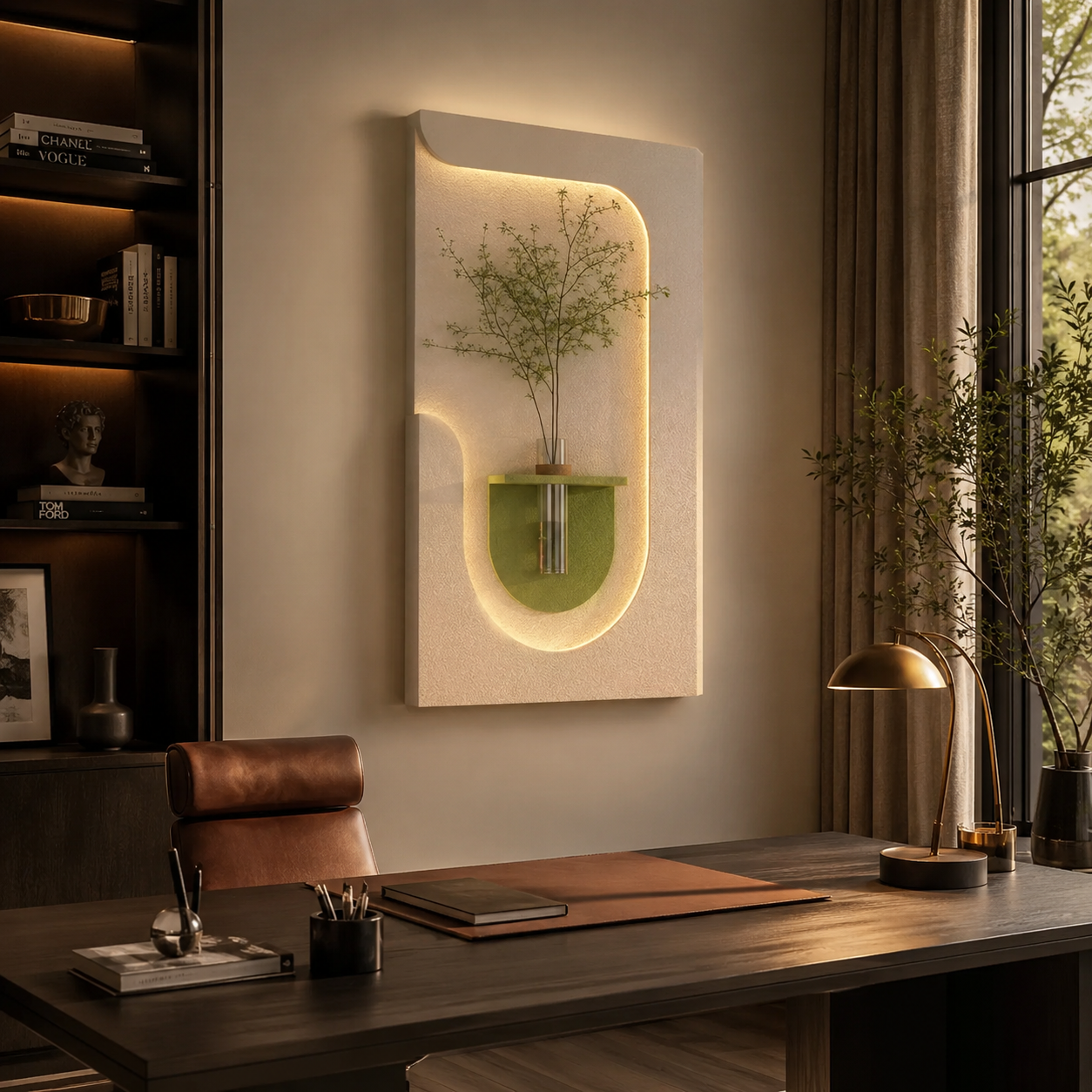 Artistic Wall Decor Decorative LED Light Wall Panel for Office & Home Space