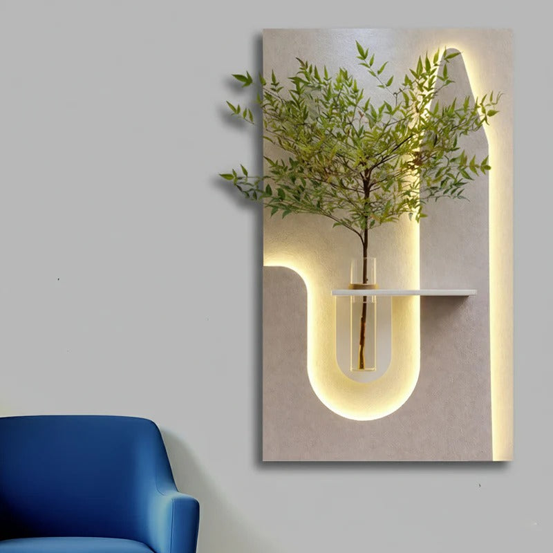 Stylish LED Accent Wall Decor with Soft Ambient Light