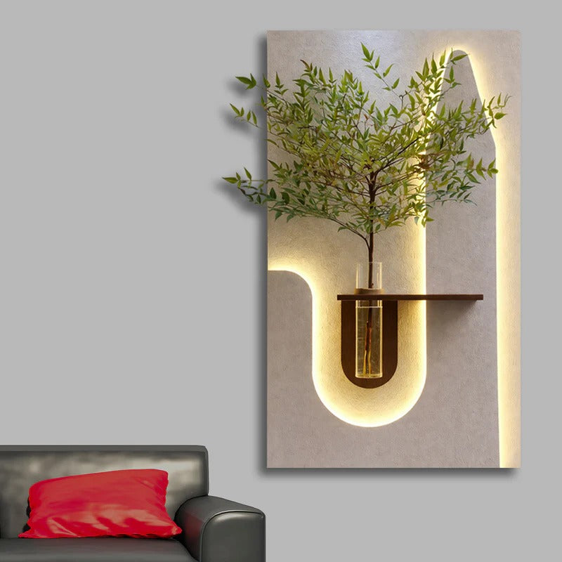 Stylish LED Accent Wall Decor with Soft Ambient Light