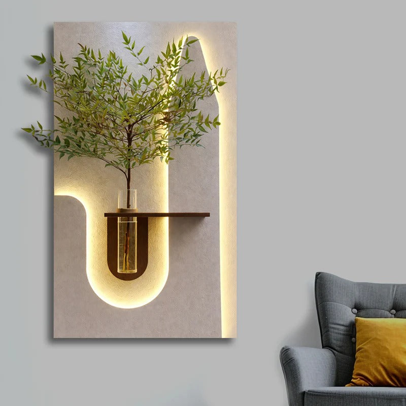 Stylish LED Accent Wall Decor with Soft Ambient Light