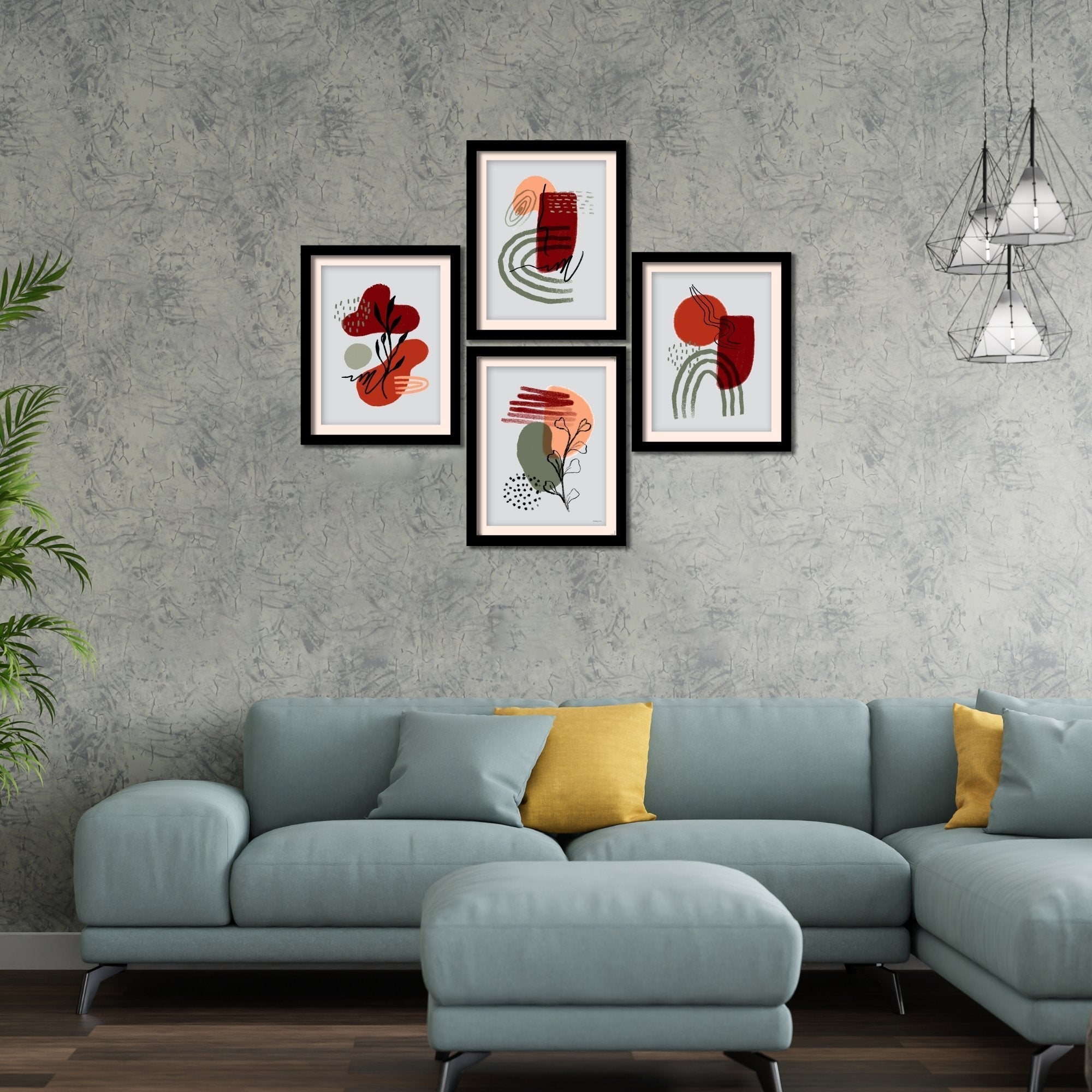 wooden frame for wall