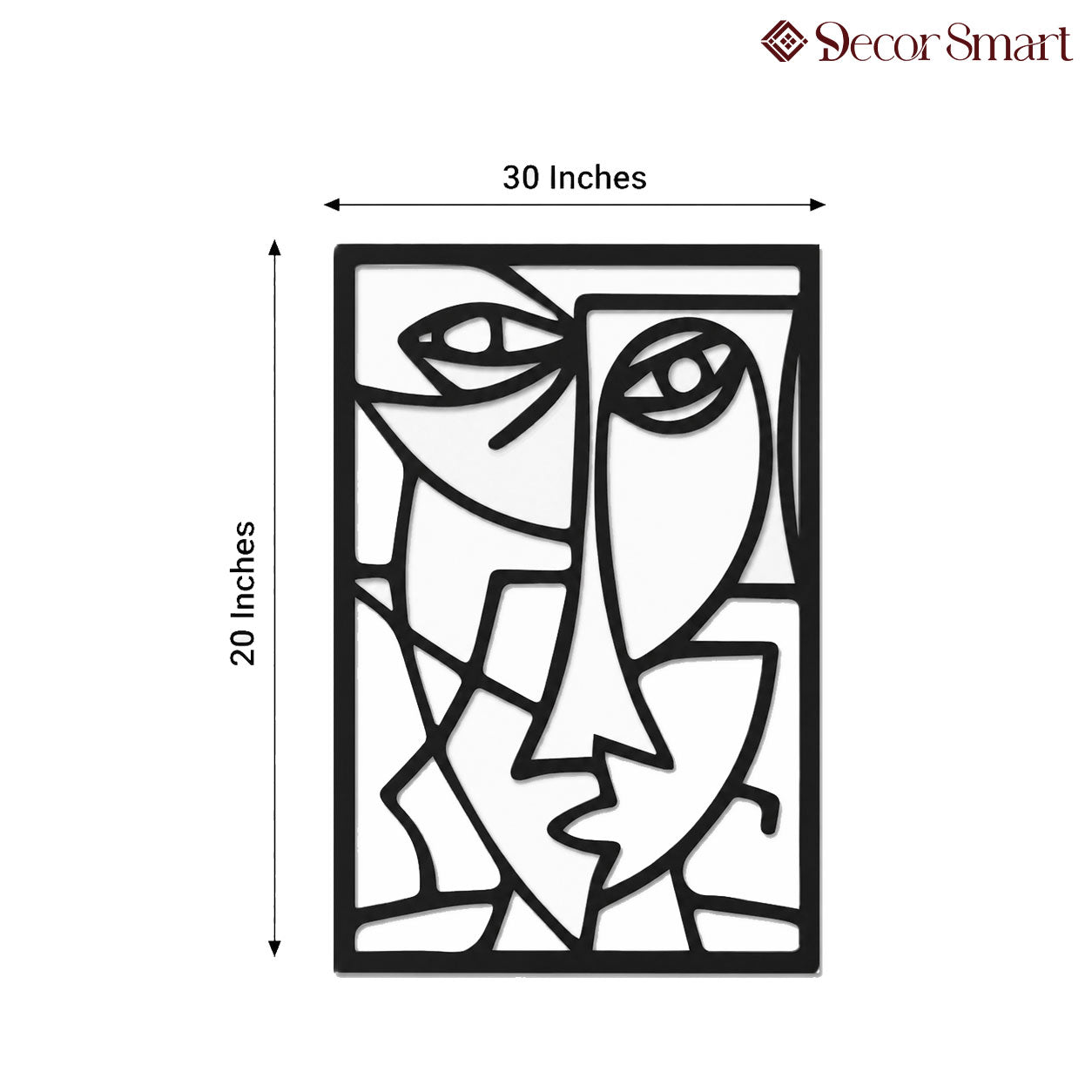 Picasso Faces Metal Wall Art Minimalist Wall Decor