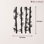 Bamboo Sticks Wall Hanging Metal Artwork Art Decor