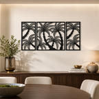 Coconut Tree Design Silhouette Metal Art Wall Decor