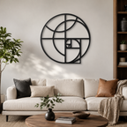 Geometric Golden Ratio Metal Art Wall Decor