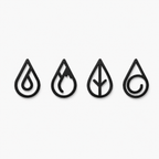 Four Elements Design Silhouette Metal Art Wall Decor