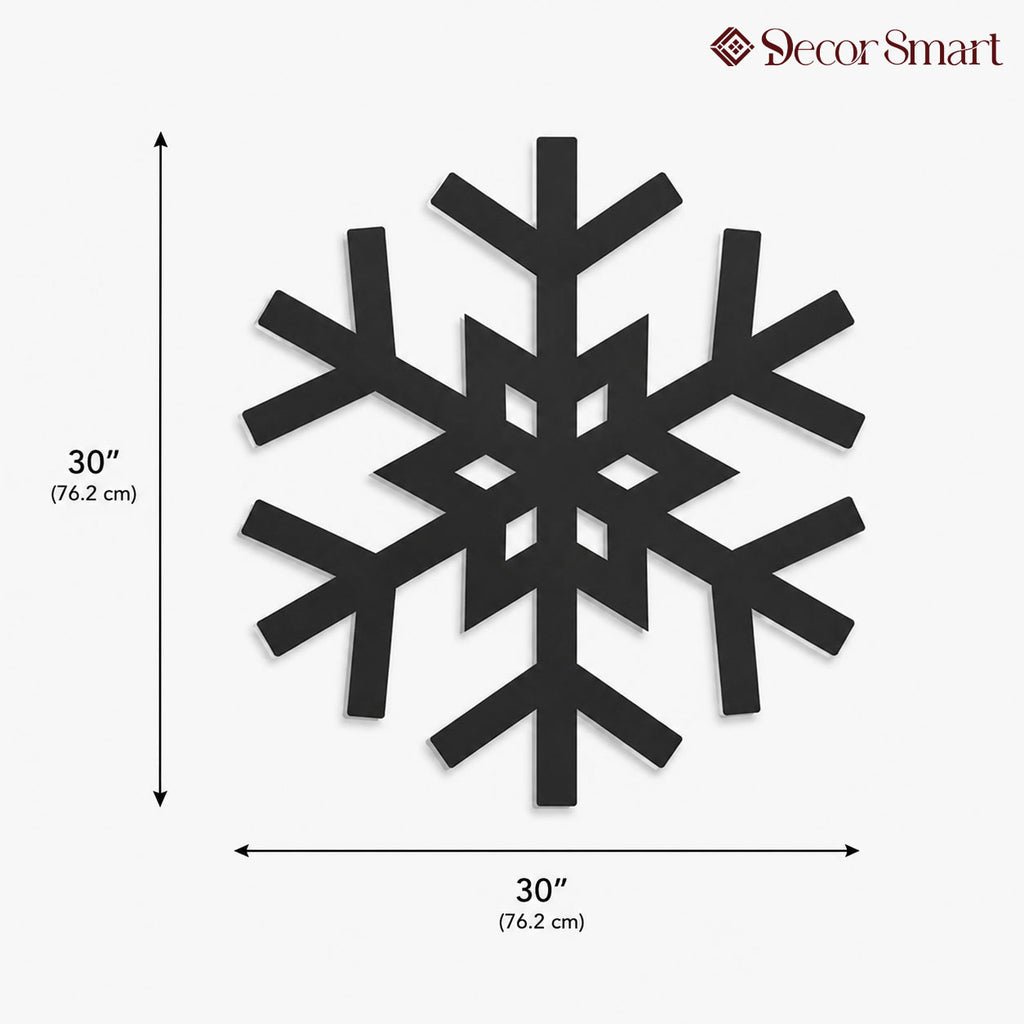 Snowflake Unique Winter Wall Metal Art Decor