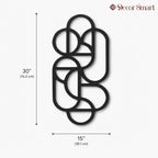 Geometric Nexus Design Wall Metal Art Decor