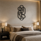 Geometric Nexus Design Wall Metal Art Decor