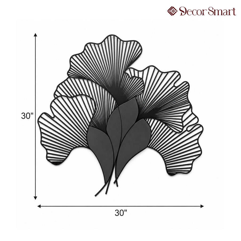 GInkgo BIloba Leaf Wall Metal Art Decor