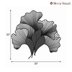 GInkgo BIloba Leaf Wall Metal Art Decor