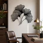 GInkgo BIloba Leaf Wall Metal Art Decor