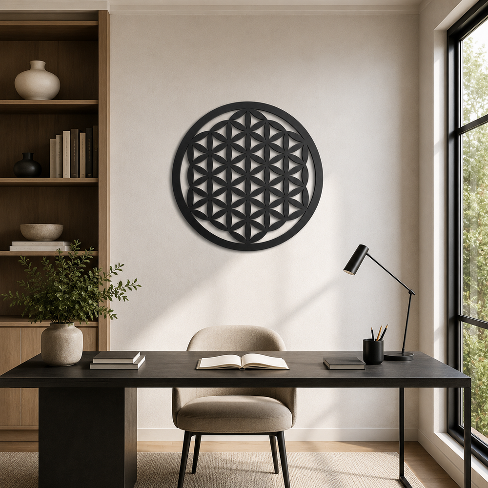 Beautiful Abstract Design Circle Wall Metal Art Decor