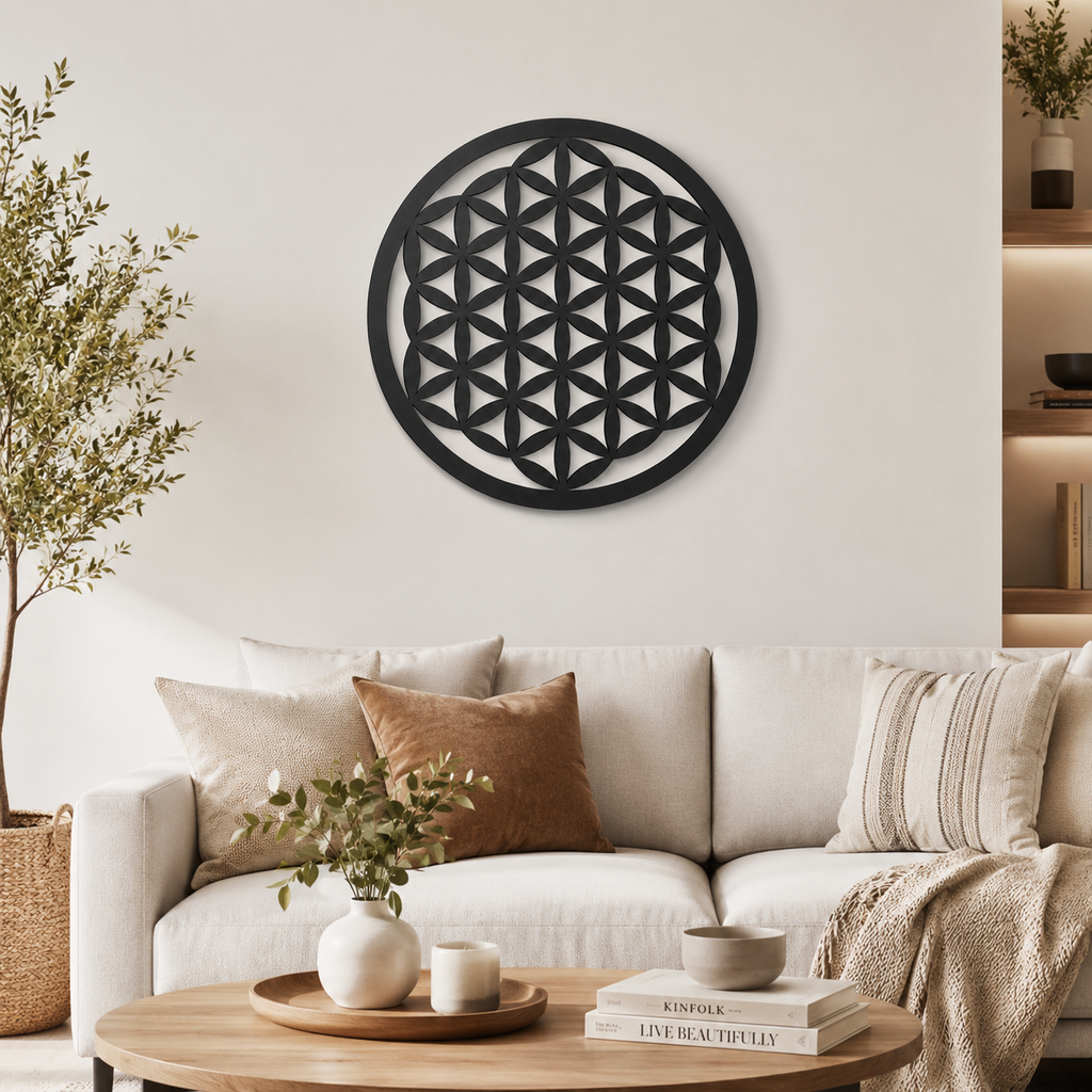 Beautiful Abstract Design Circle Wall Metal Art Decor