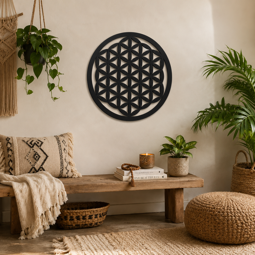 Beautiful Abstract Design Circle Wall Metal Art Decor