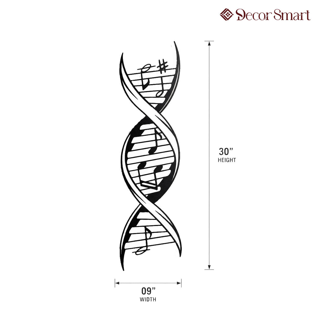 Musical DNA Modern Art Design Metal Art Wall Decor