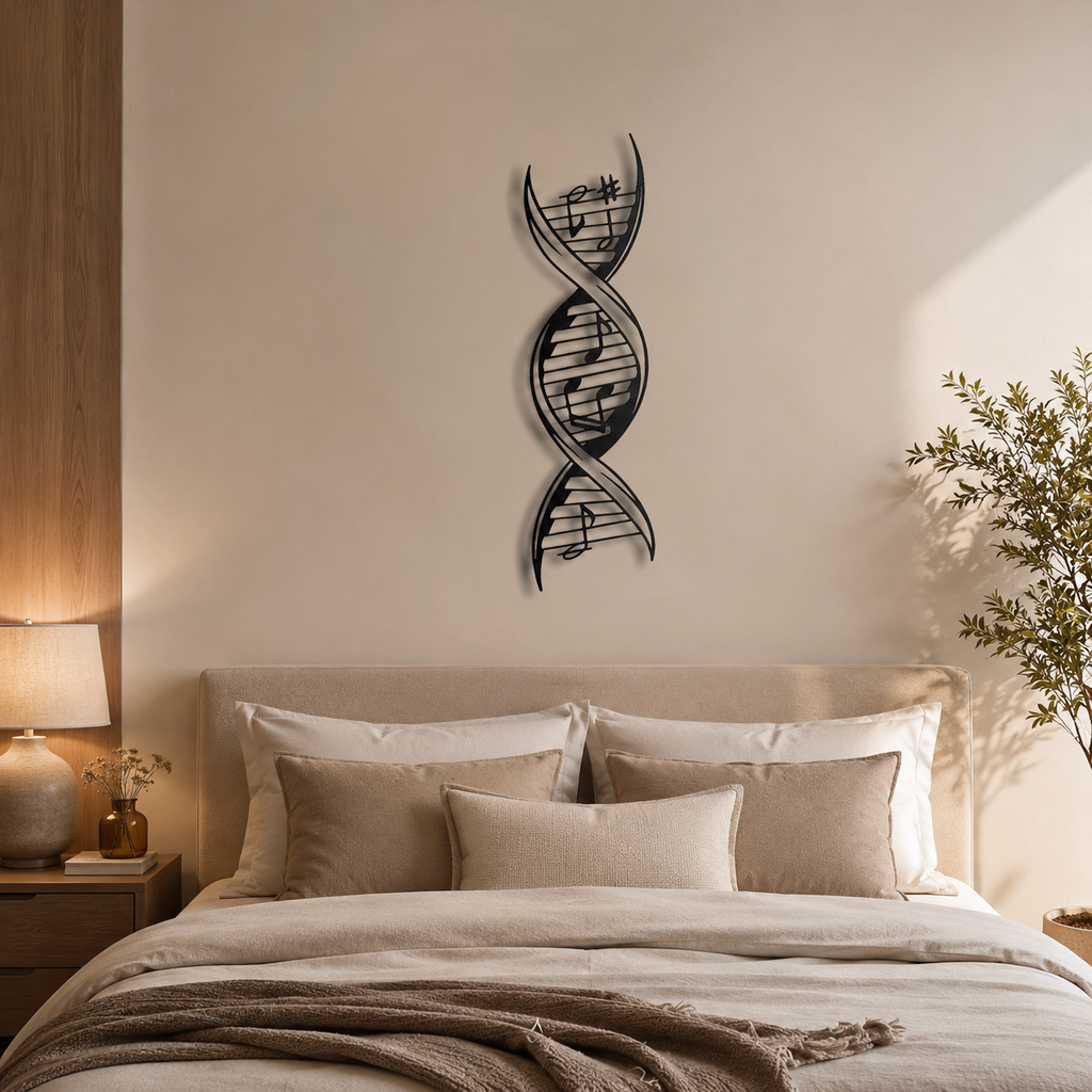 Musical DNA Modern Art Design Metal Art Wall Decor