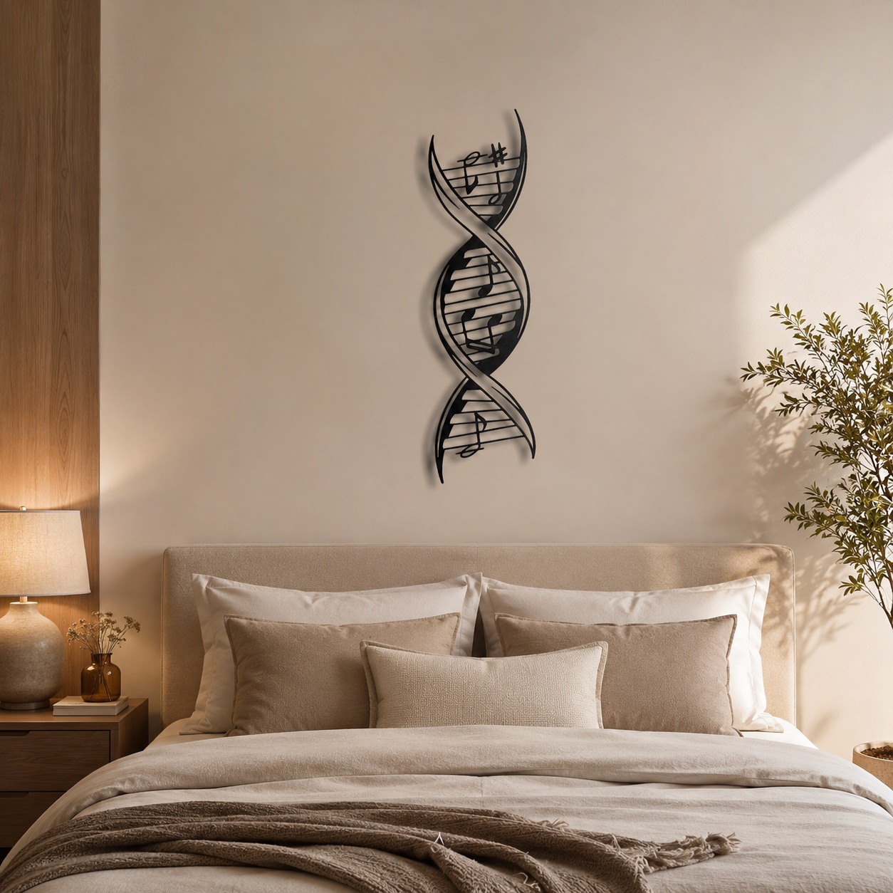Musical DNA Modern Art Design Metal Art Wall Decor
