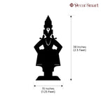 Lord Vitthal Maharashtrian Devotional Metal Art Wall Decor