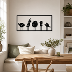 Beautiful Modern Style Bird Art Metal Artwork Wall Decor