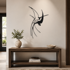 Hummingbird Modern Design Metal Art Wall Decor