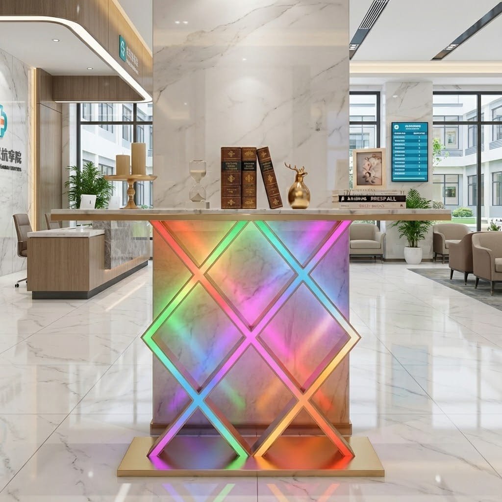 Luxury Style LED Console Table | Designer Modern Home Decor (SS 304)