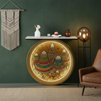 Luxury LED Console Table with Artistic Design for Modern Living Room (SS 304)