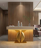 Premium Lobby LED Console Table (SS 304)