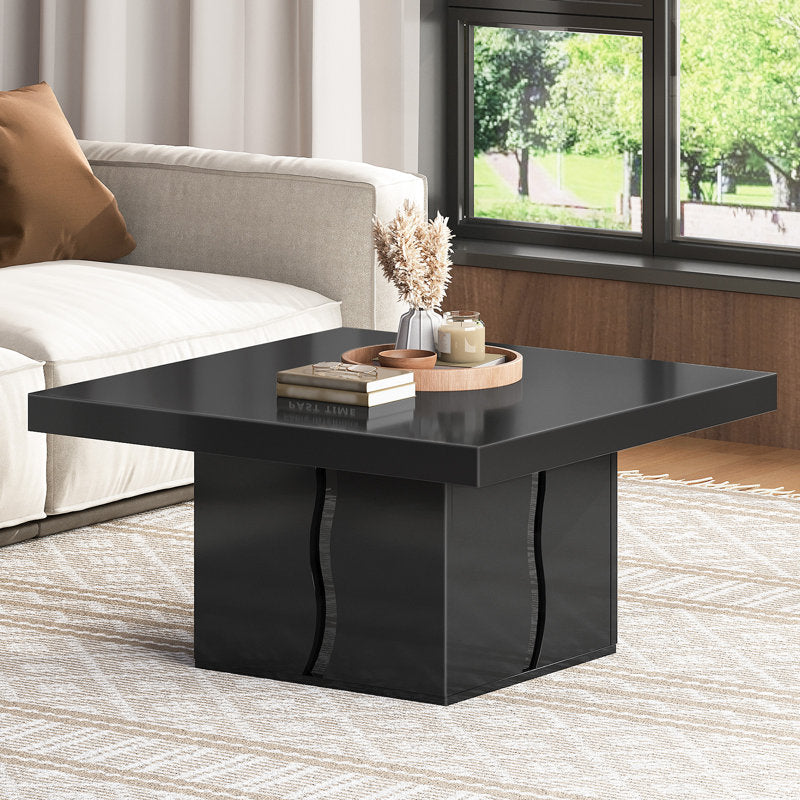 Modern Square LED Coffee Table With Elegant Minimalist Look