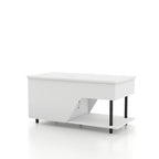 Modern Storage LED Coffee Table With Adjustable Lift Top