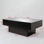 Modern Stylish LED Coffee Table With Floating Base