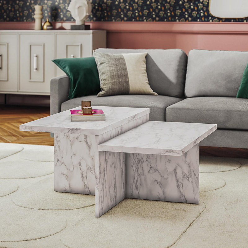 Minimalist Marble Lift Top Coffee Table