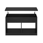 Modern Coffee Table With Open Shelf Storage