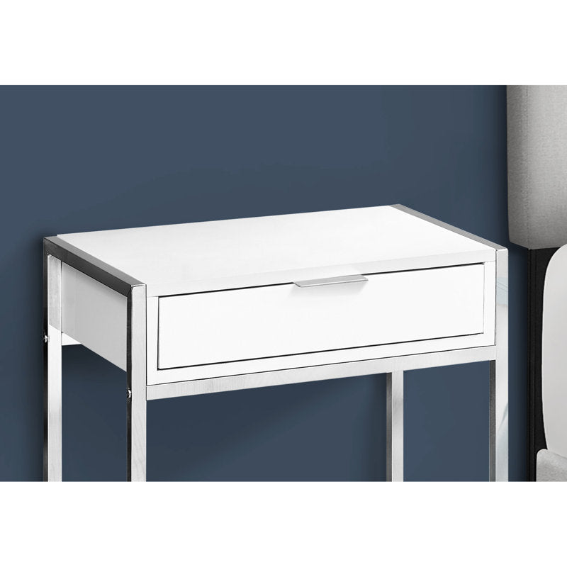 Modern Bedroom Side Table With Storage Drawer