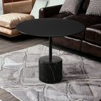 Modern Round Coffee Table With Marble Base