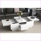 Modern Multifunction Coffee Table With Hidden Storage