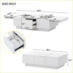 Modern Multifunction Coffee Table With Hidden Storage