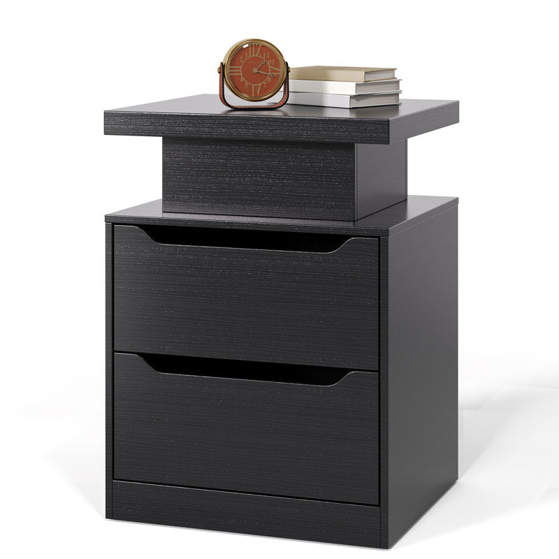Modern LED Coffee Table Light and 2 Drawer Storage