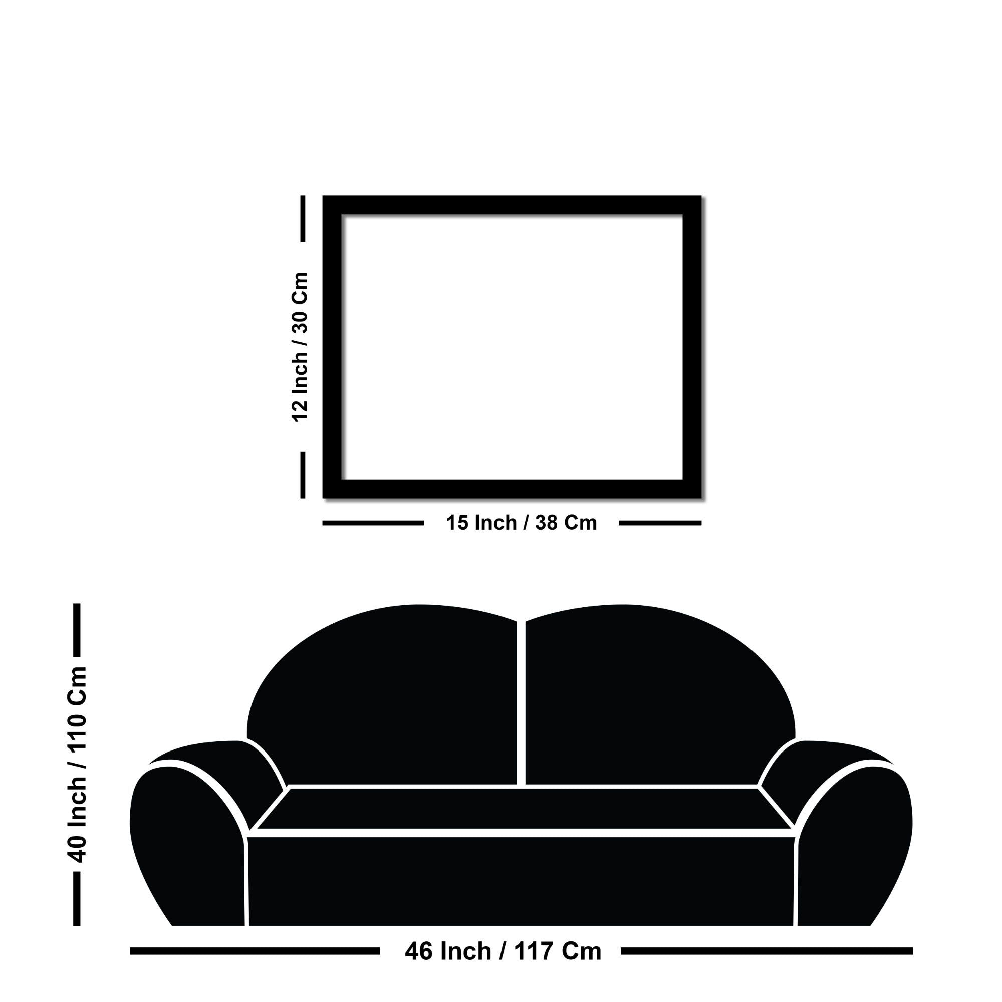 Premium Wall Frame Painting of Puppies Playing on The Grass