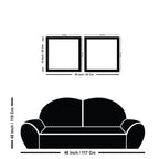 2 Pieces Premium Gym Frame Painting of Exercise