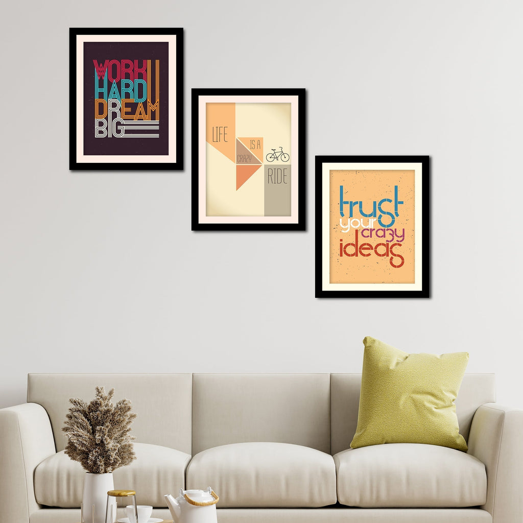 Motivational Quotes Premium Wall Frame 