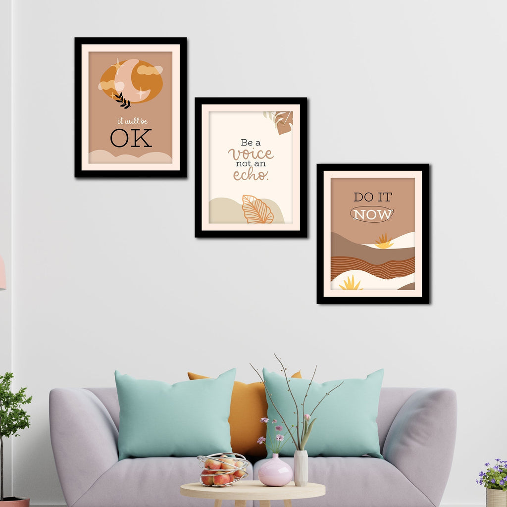 Wall Art Frames Set of Three