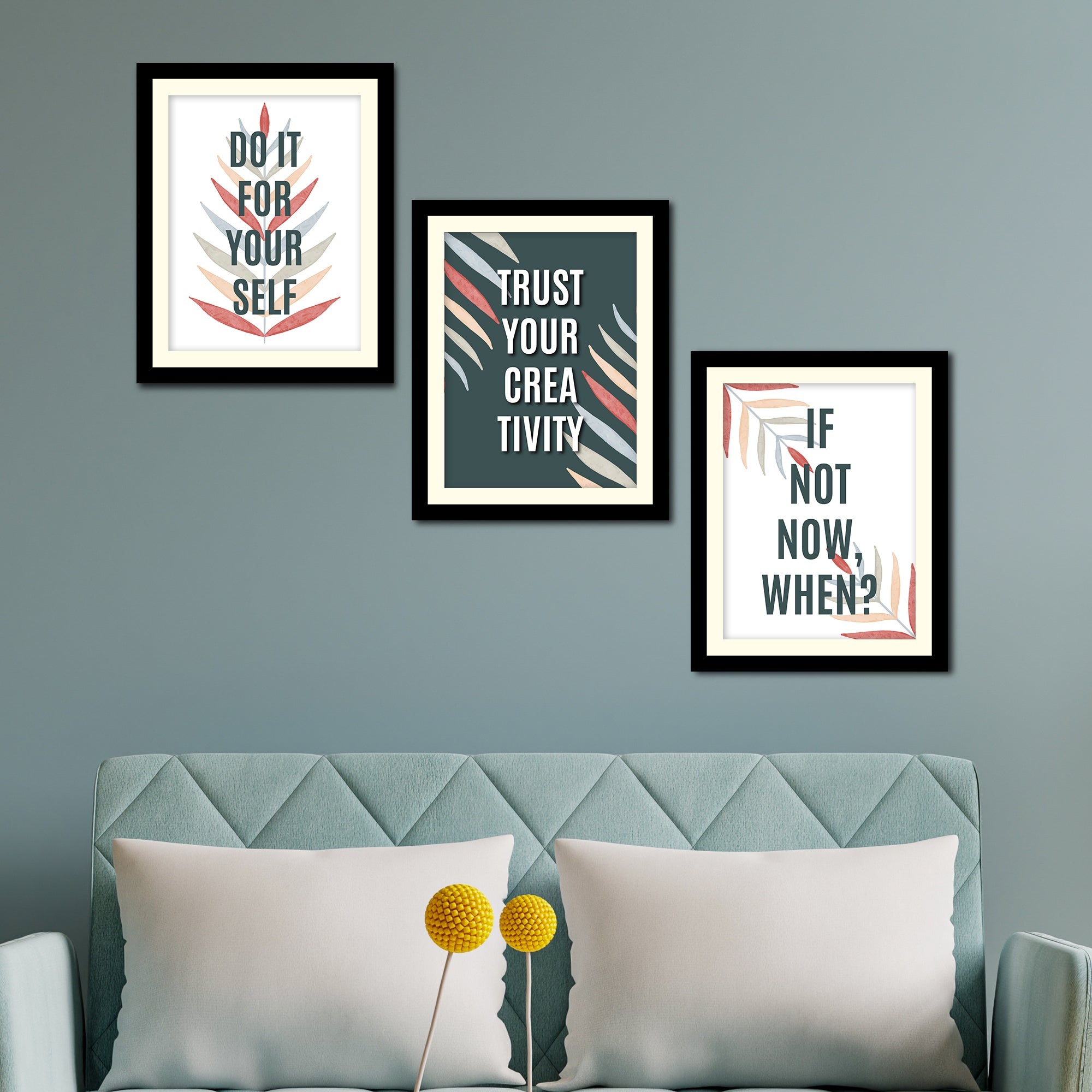 Wall Frame Hanging Three Pieces
